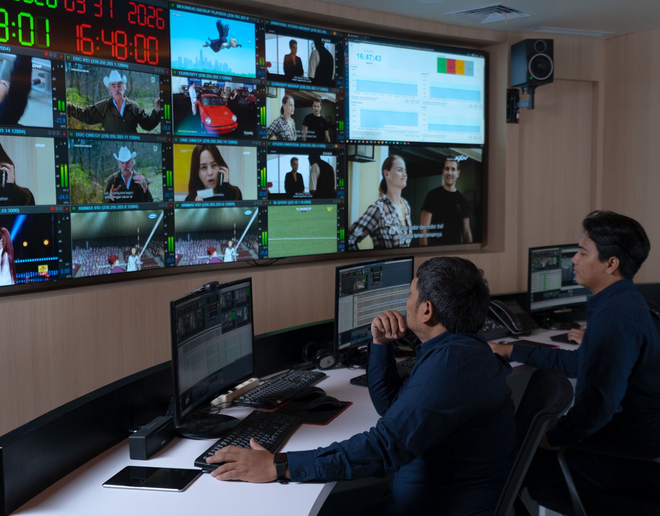 Content operation room